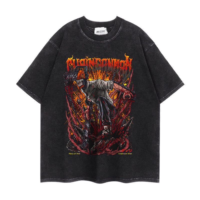 Denji #3 - Vintage Graphic Tee