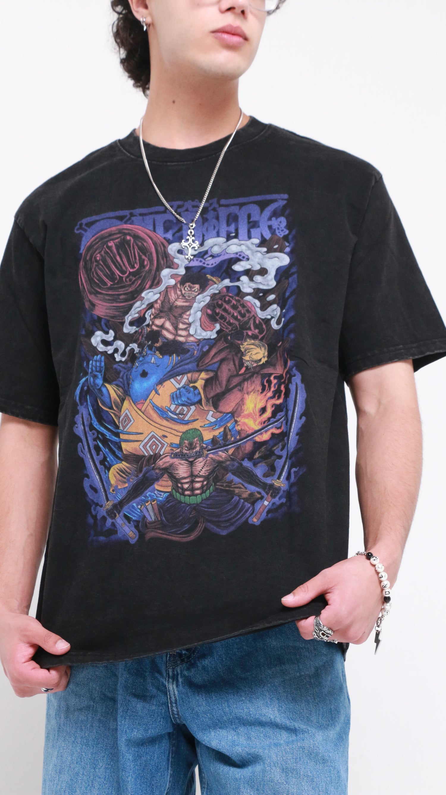 Vintage Style - Luffy x Sanji x Zoro x Jinbe T-Shirt *EXCLUSIVE*