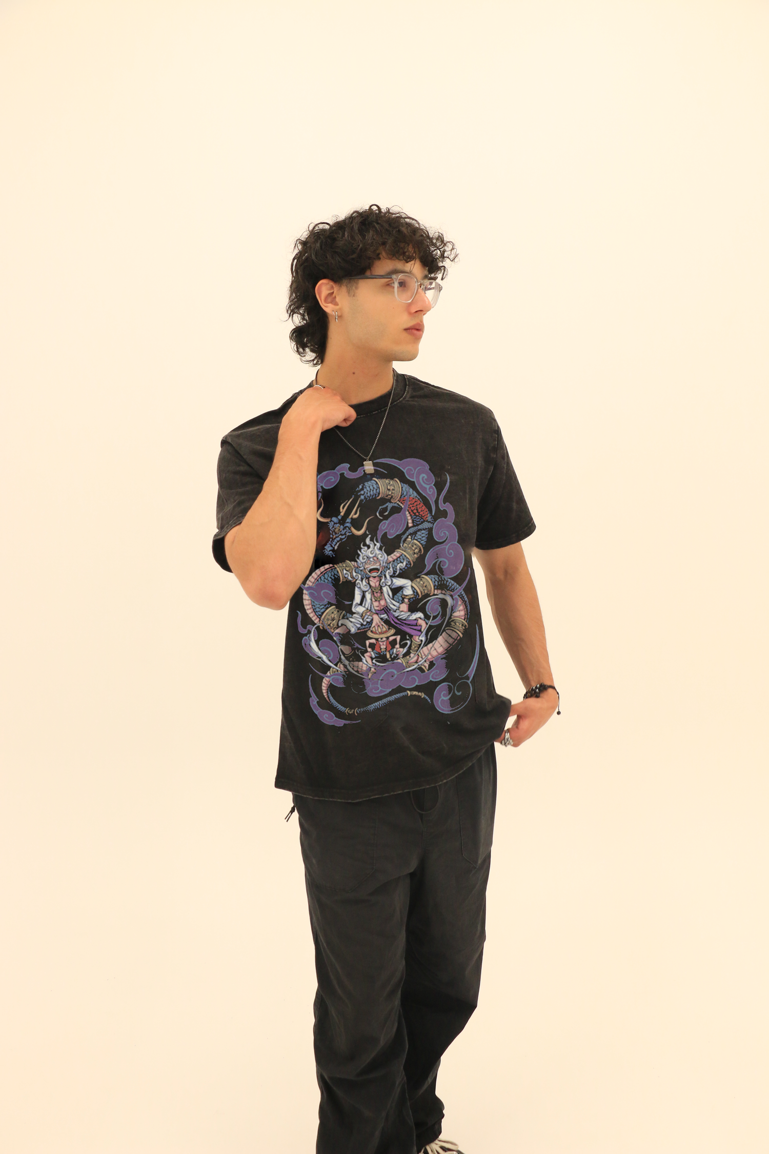 "Luffy Gear 5 x Kaido" - Vintage Style T-Shirt