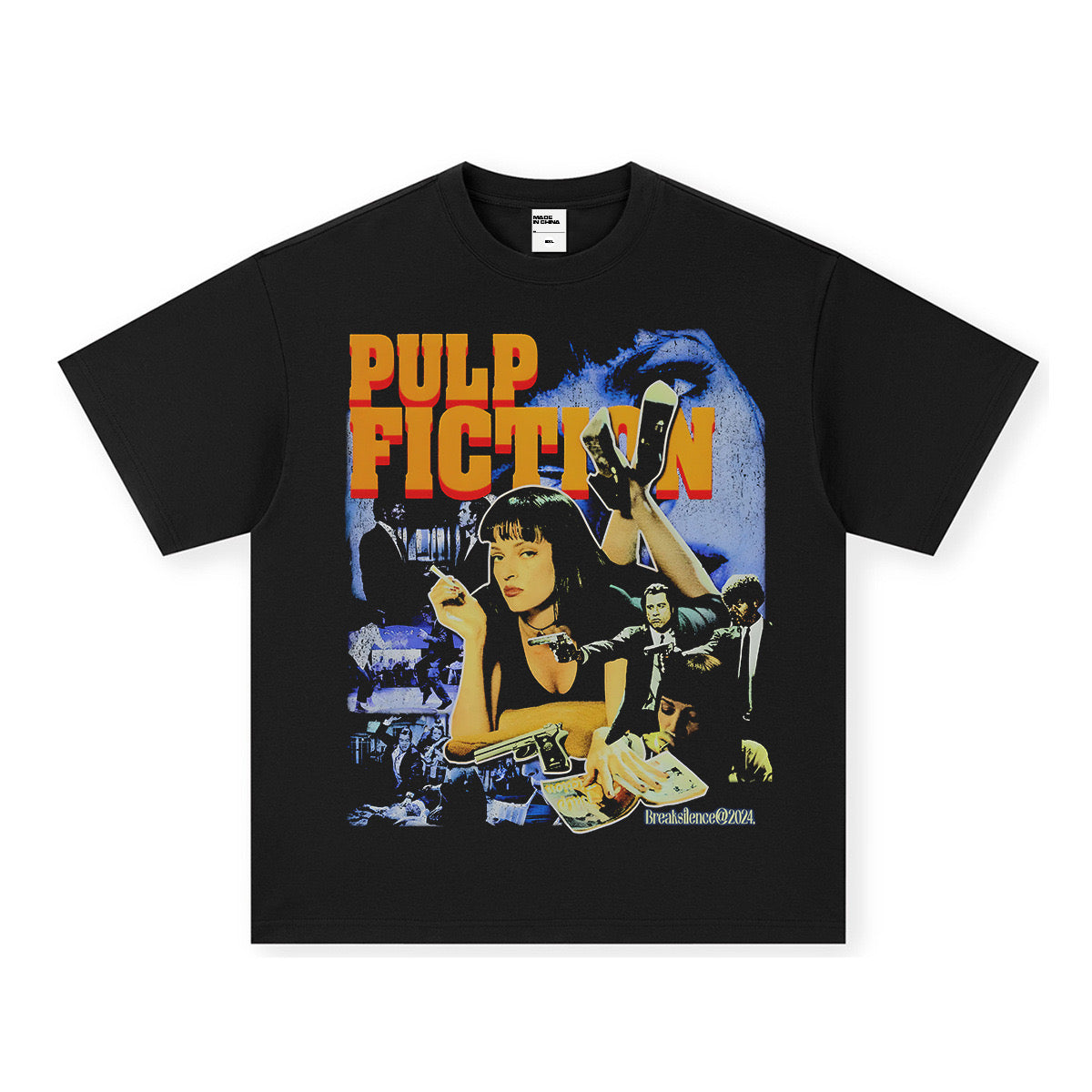 Pulp Fiction - Graphic Tee (Multi Coloured)