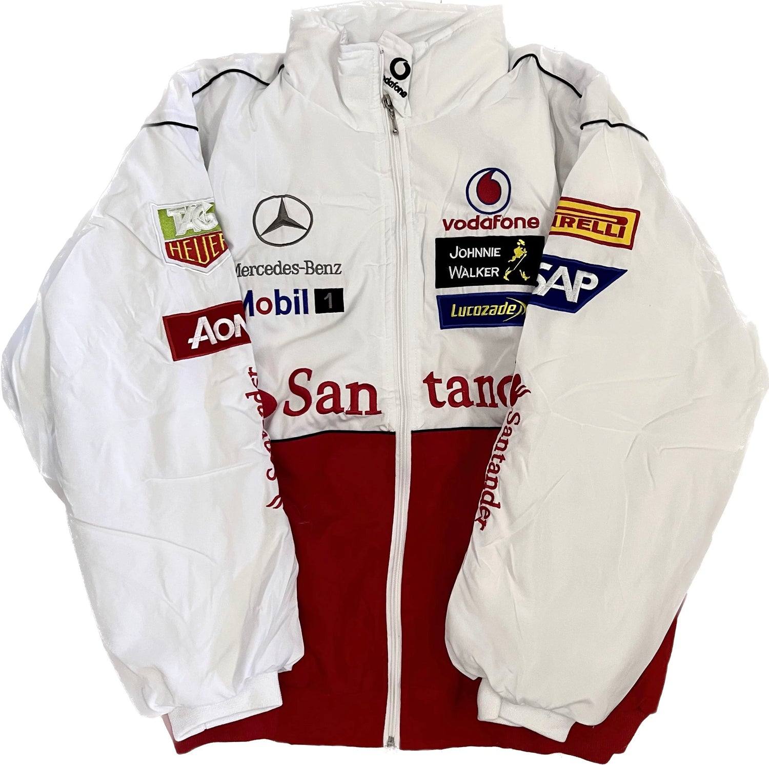 Mercedes - White - Racing Jacket