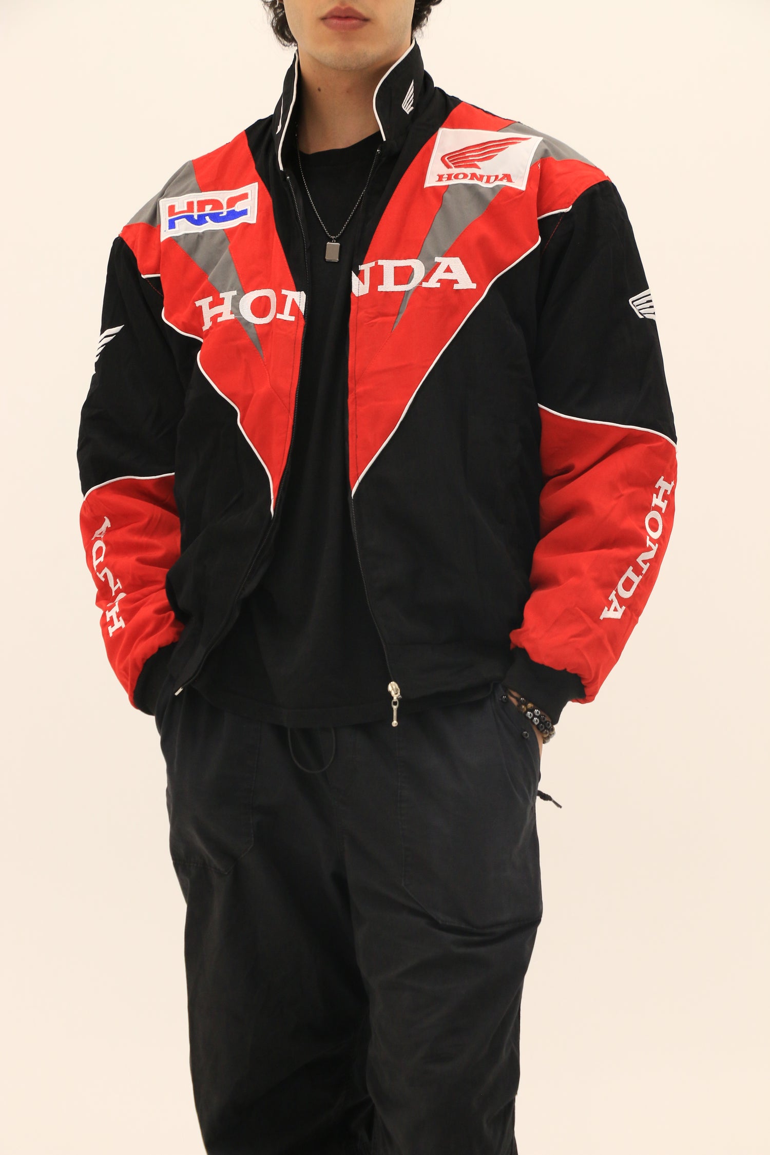 Honda - Vintage Style Racing Bomber Jacket