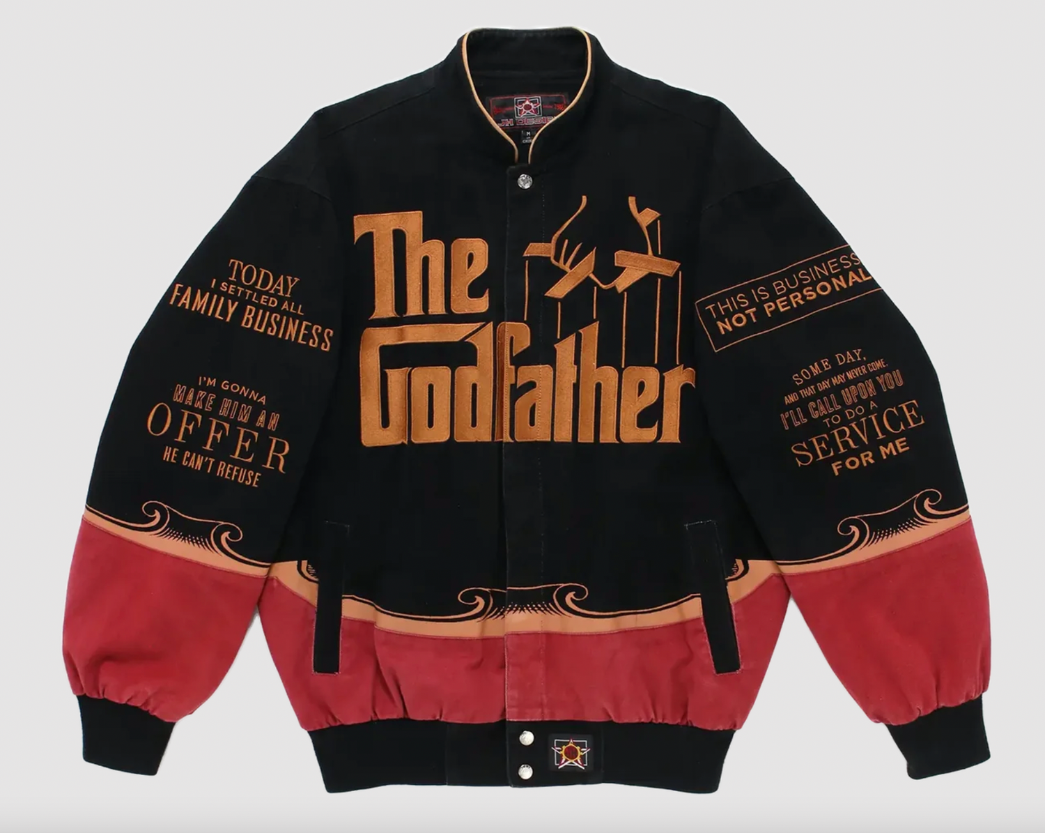 THE GODFATHER - Vintage Style Bomber Racing Jacket