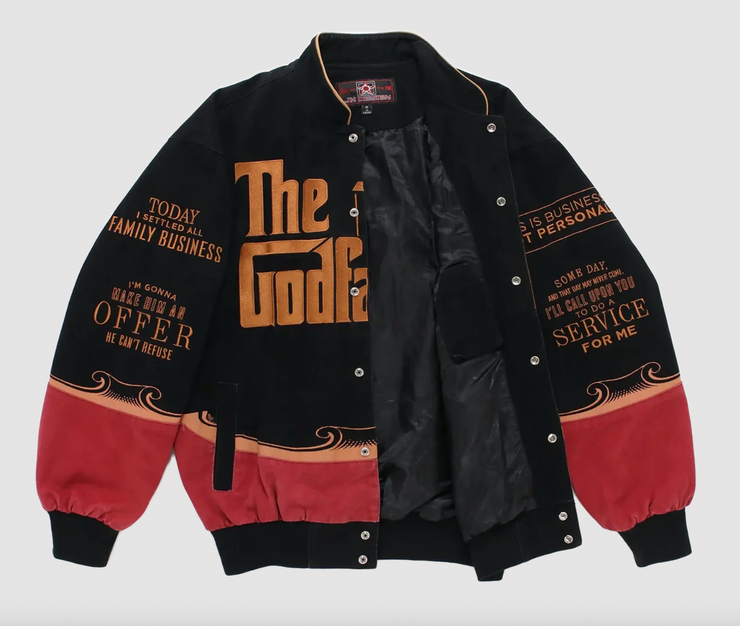 THE GODFATHER - Vintage Style Bomber Racing Jacket