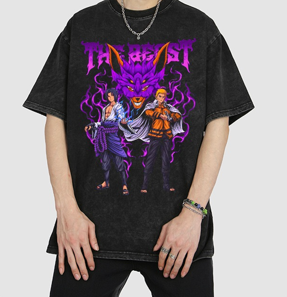 Naruto x Sasuke Vintage Tee