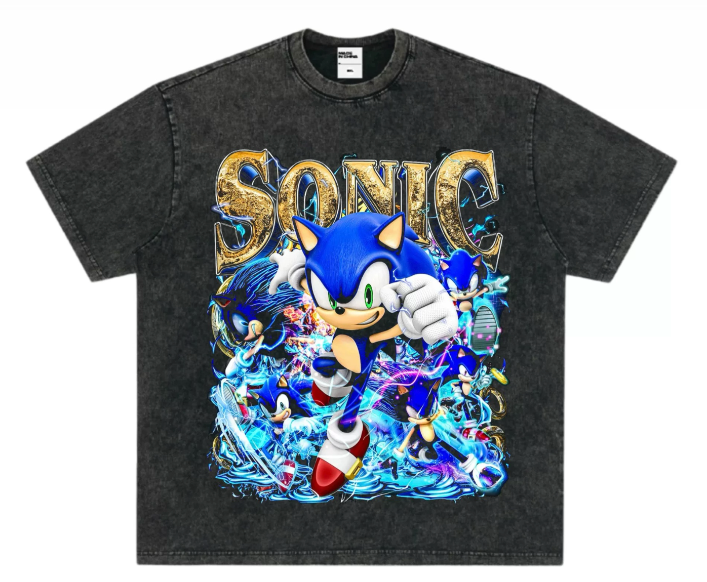 Sonic - Graphic Tee - (Multi Coloured)