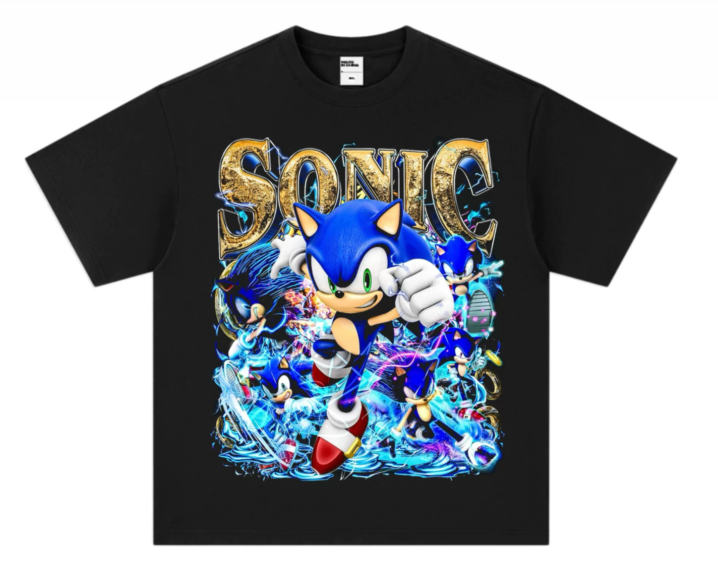 Sonic - Graphic Tee - (Multi Coloured)