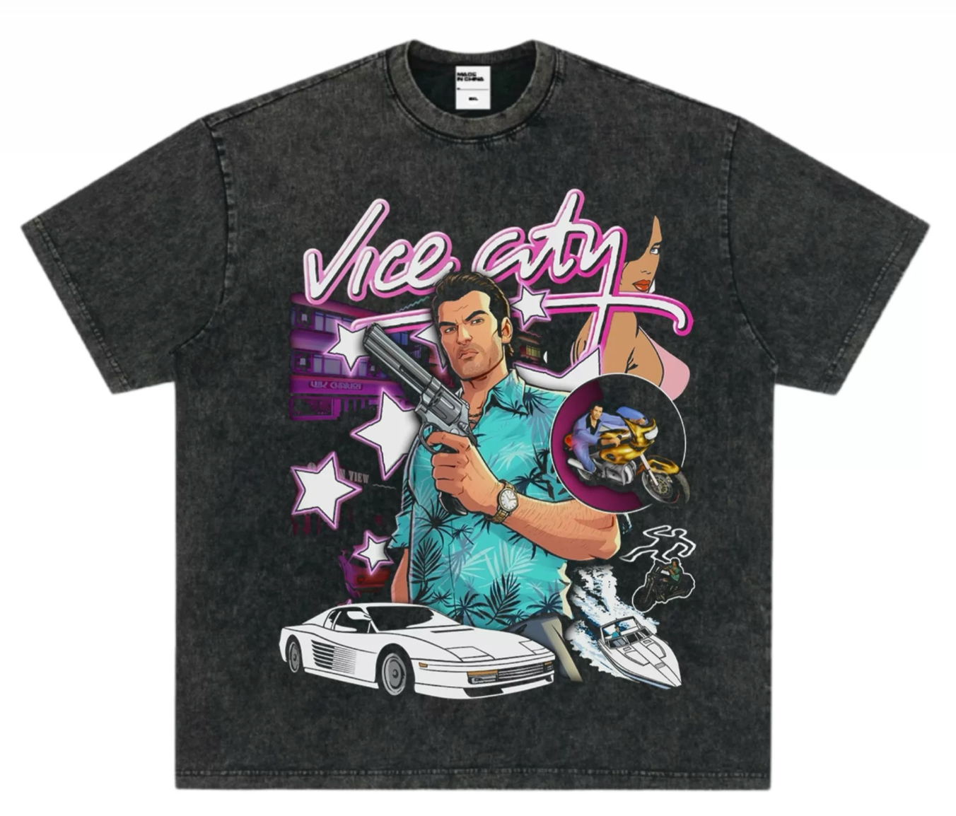 Vice City - Graphic Tee (Multi Coloured)