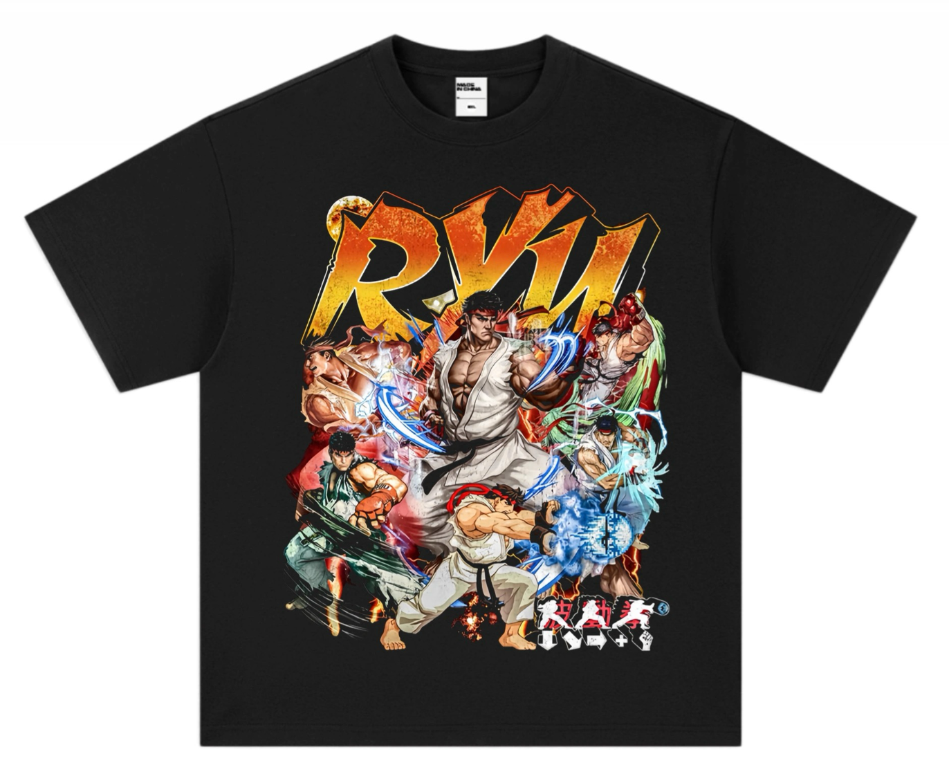 Ryu (Street Fighter) - Graphic Tee - (Multi Coloured)