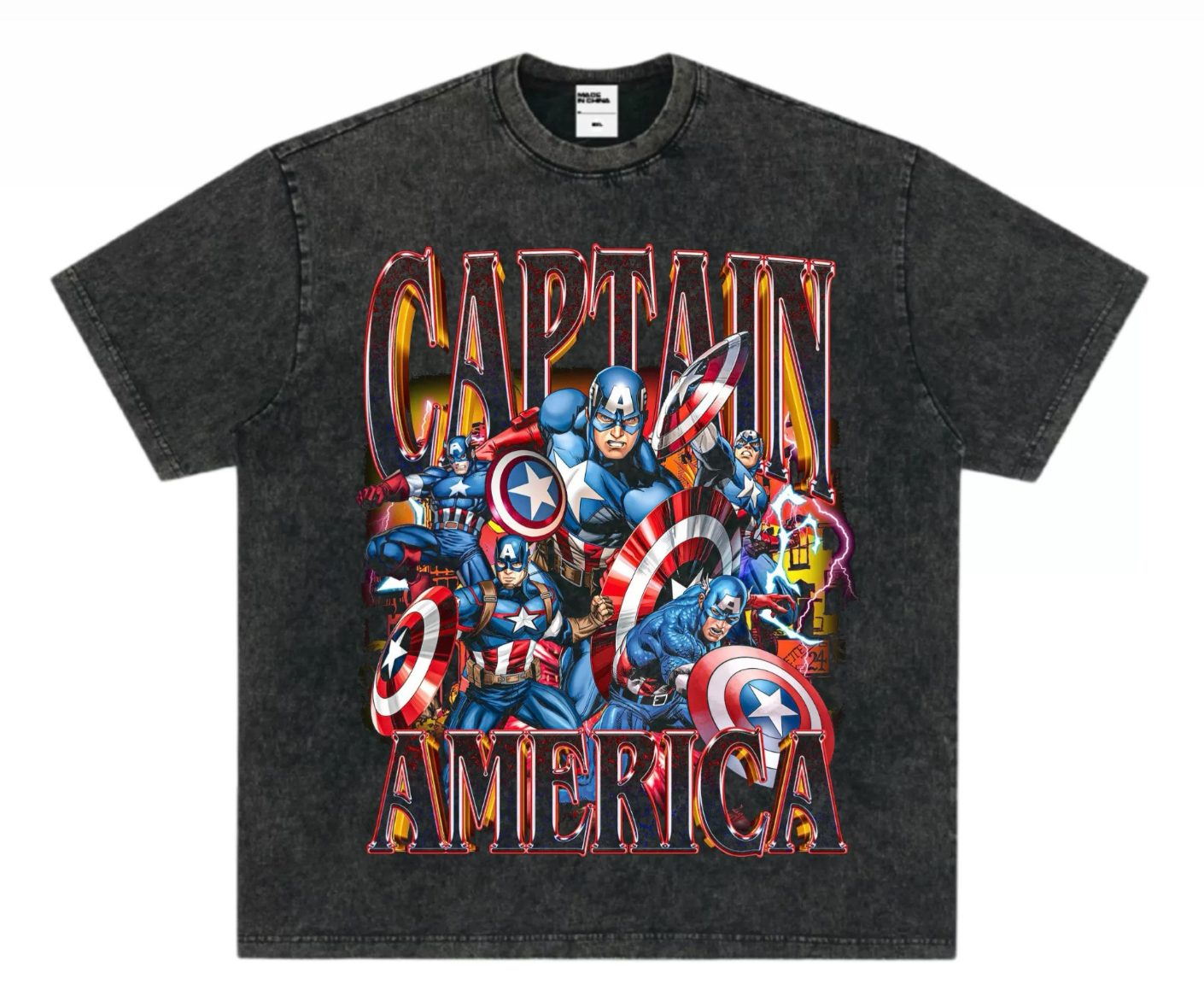 Capt. America - Graphic Tee (Multi Colour)