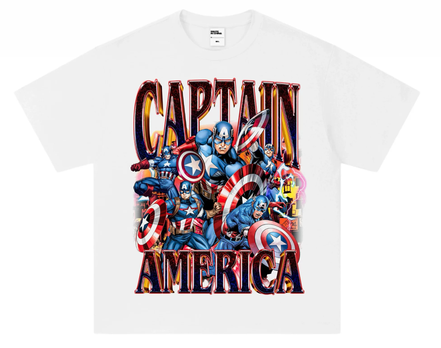 Capt. America - Graphic Tee (Multi Colour)