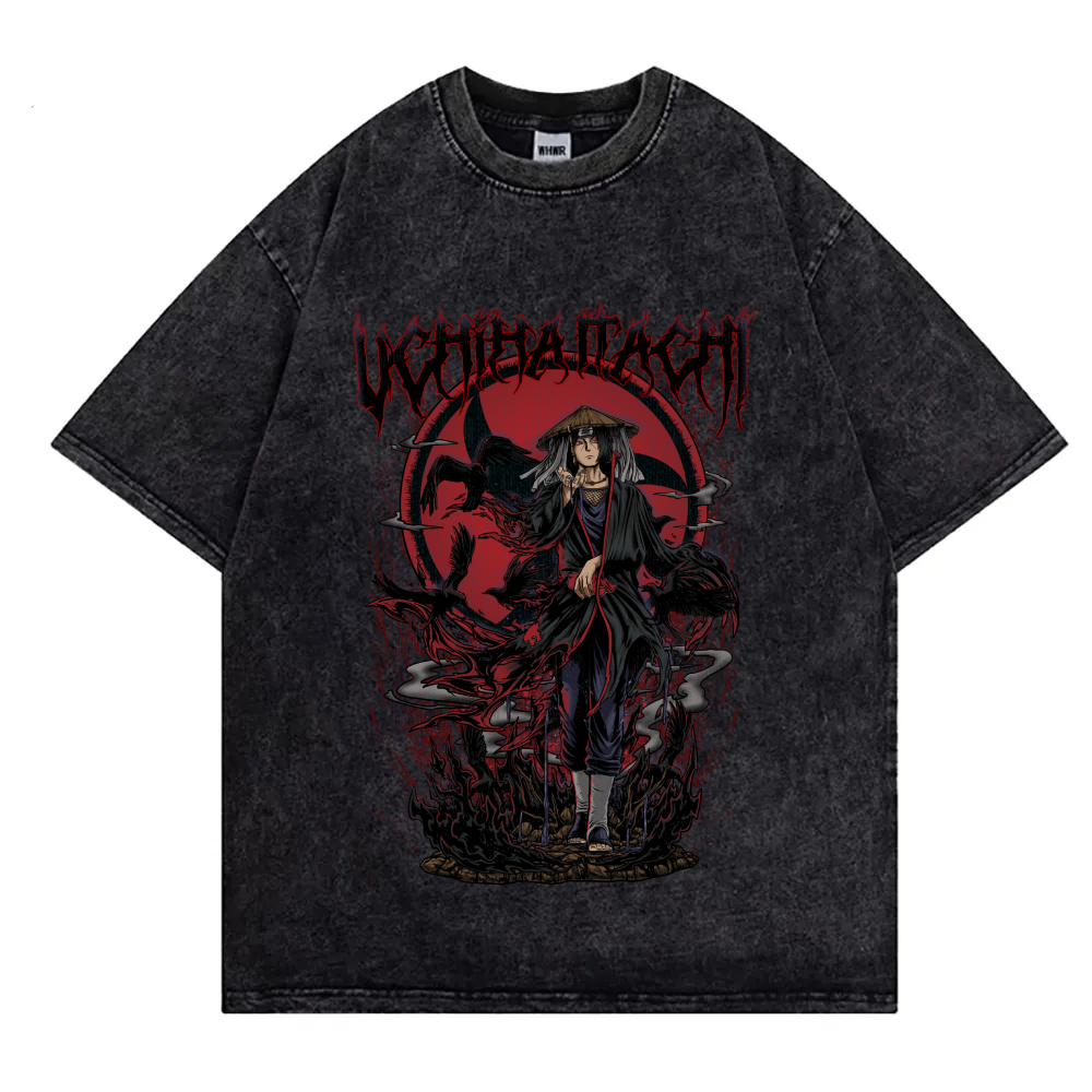 Vintage Style "Itachi Uchiha" T-Shirt *EXCLUSIVE*