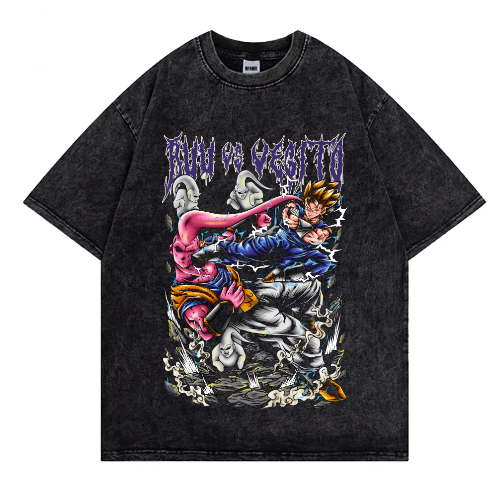 Vegito vs Buu - Vintage T-Shirt