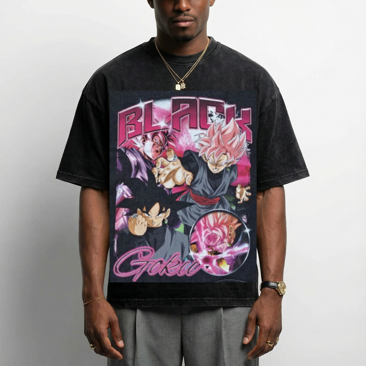 Black Goku - Vintage T-Shirt