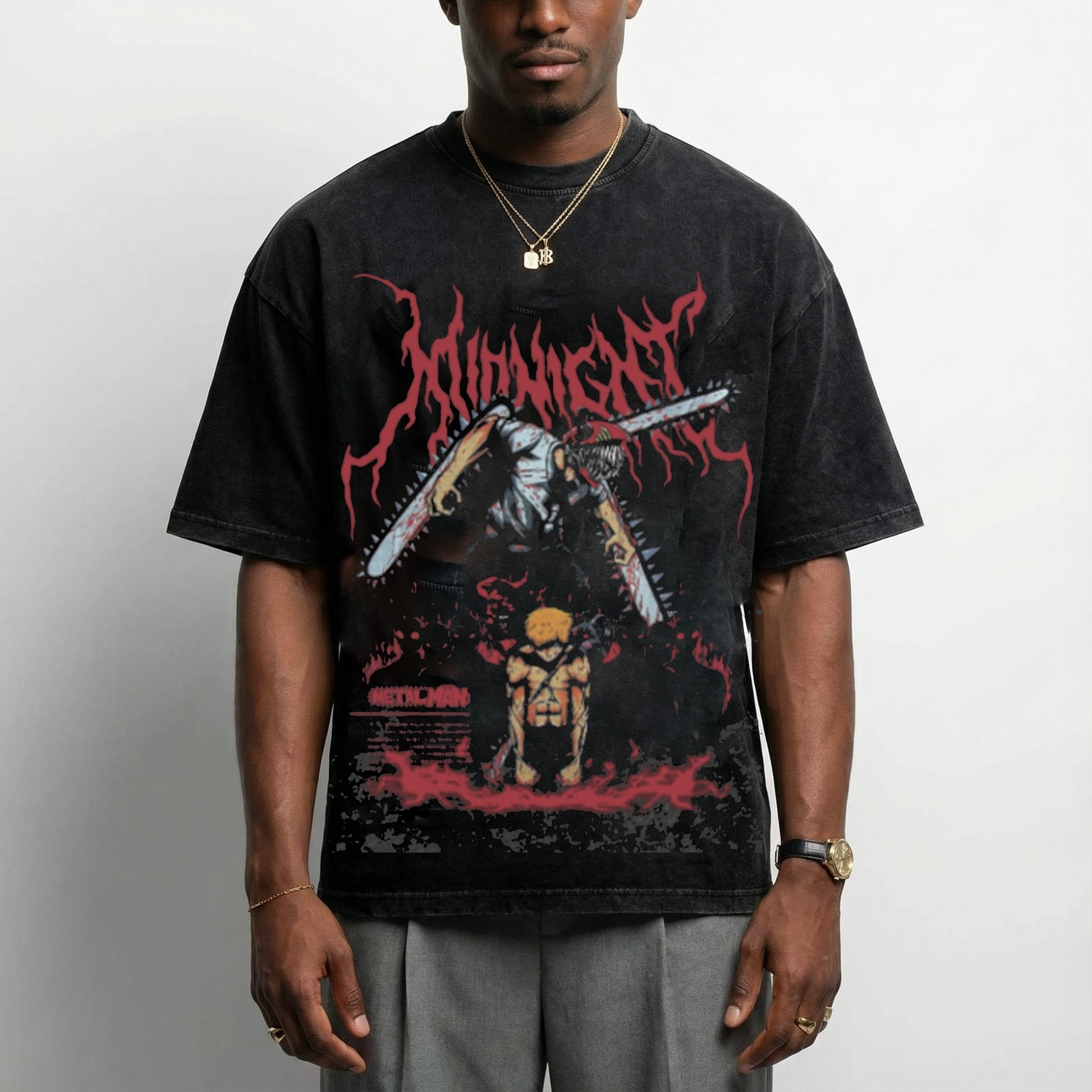 Denji - Vintage Style T-Shirt