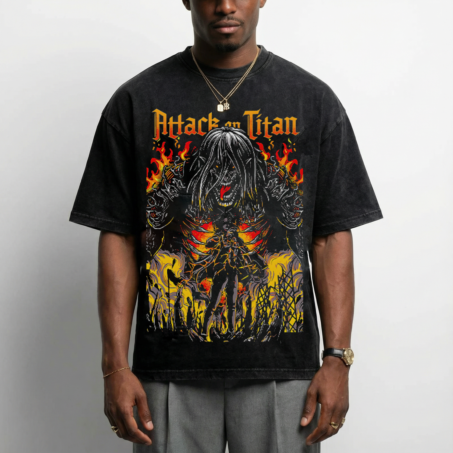 Attack on Titan - Vintage Style T-Shirt