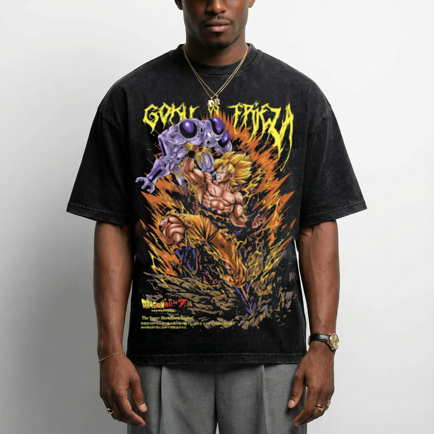 Goku vs Frieza - Vintage Style T-Shirt