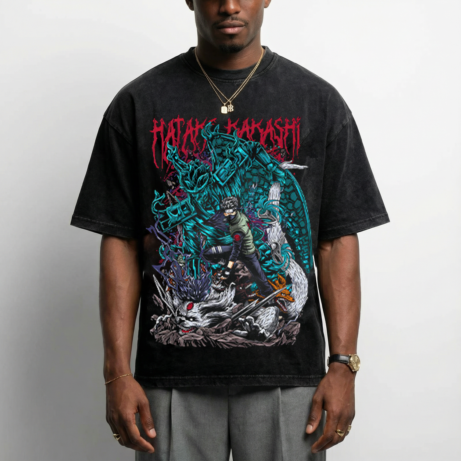 Kakashi - Vintage Style T-Shirt