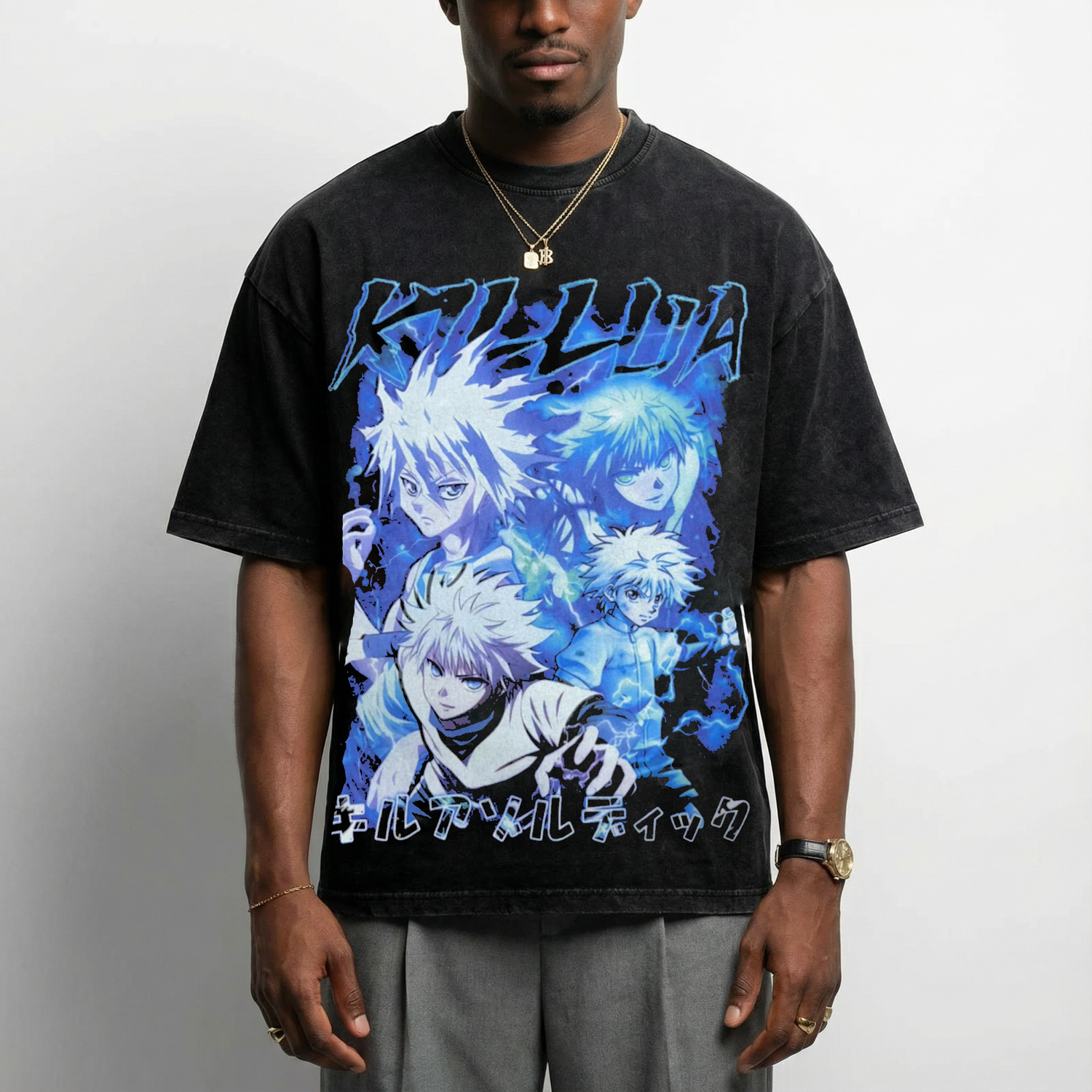 Killua - Vintage Style T-Shirt