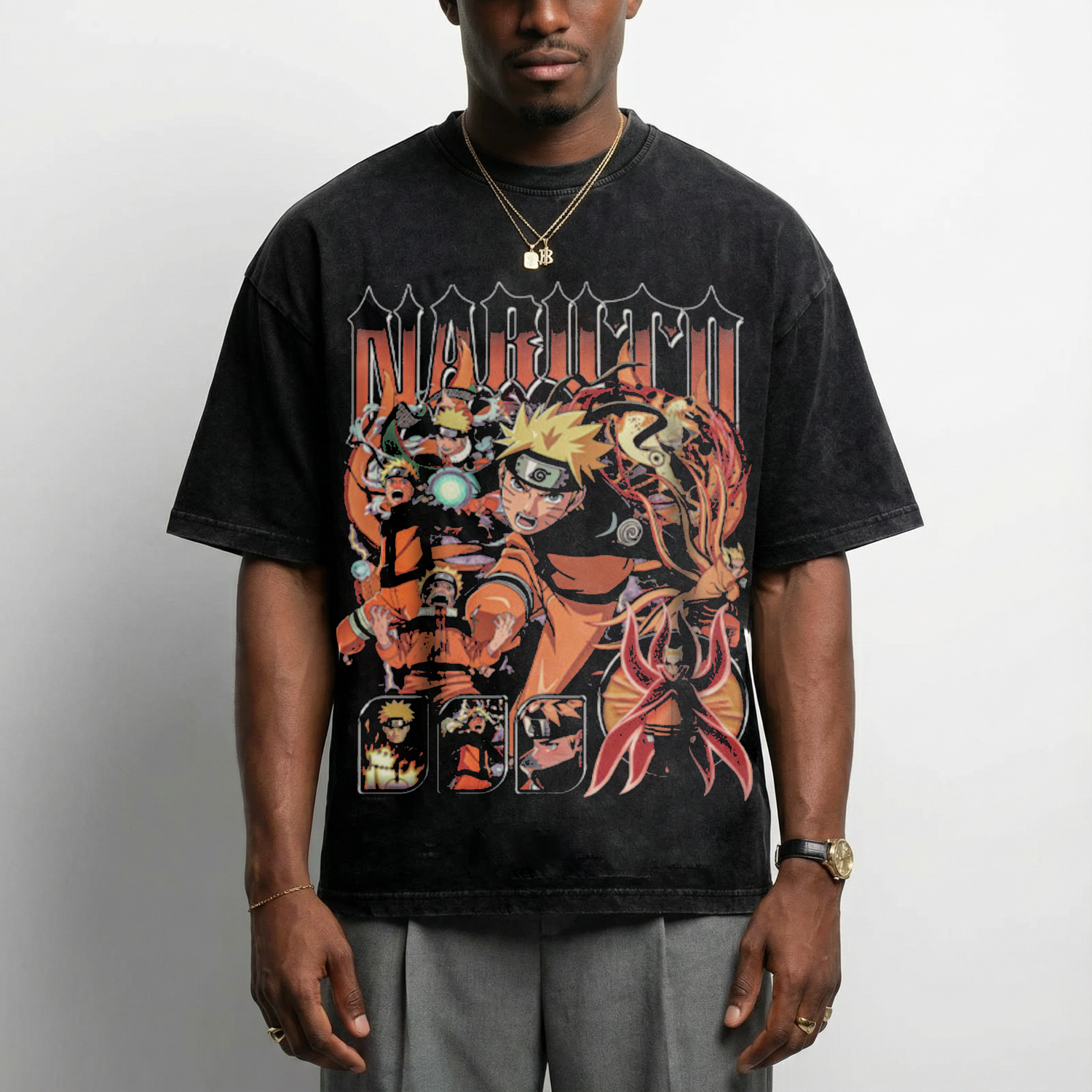 Naruto - Vintage Style T-Shirt