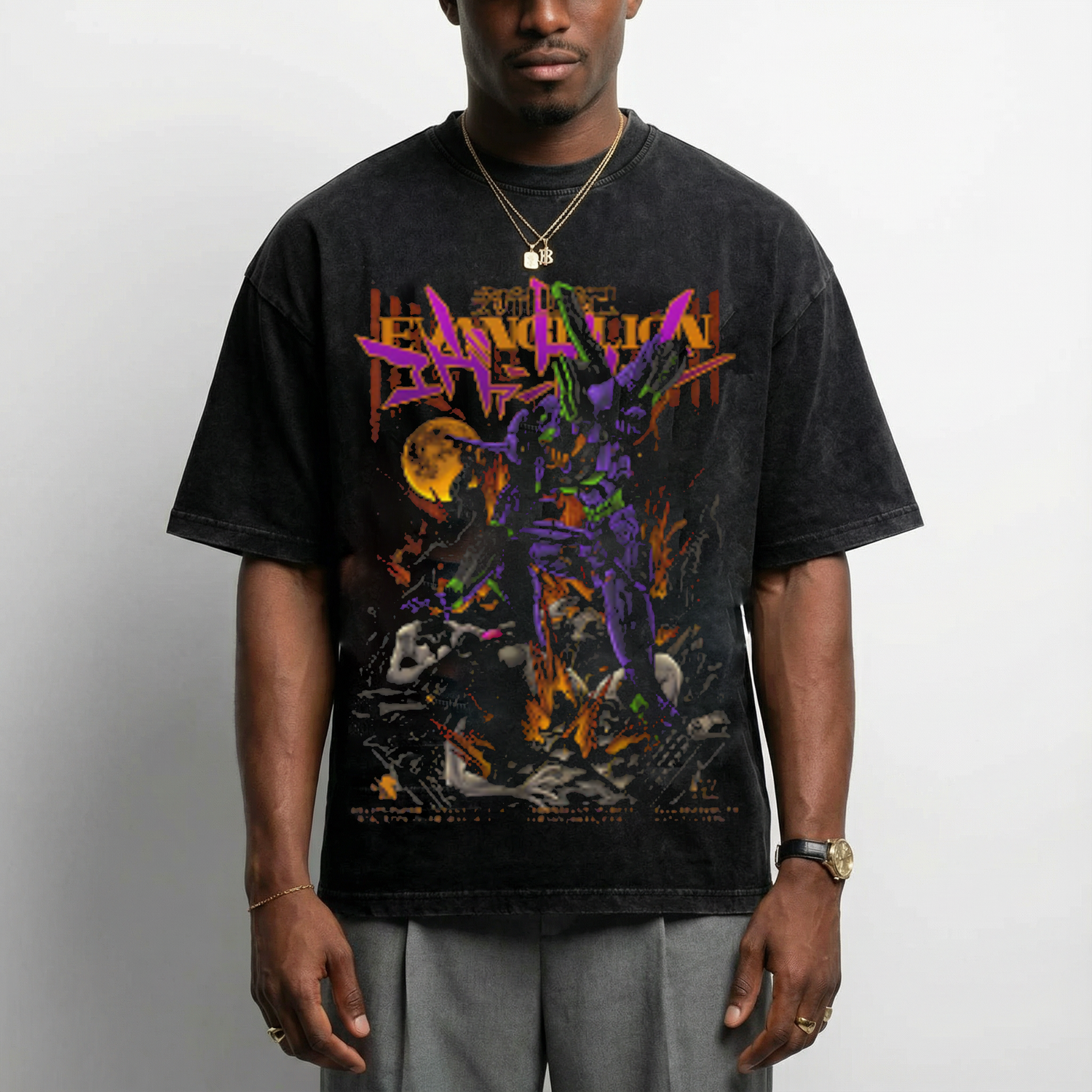 Neon Genesis - Vintage Style T-Shirt