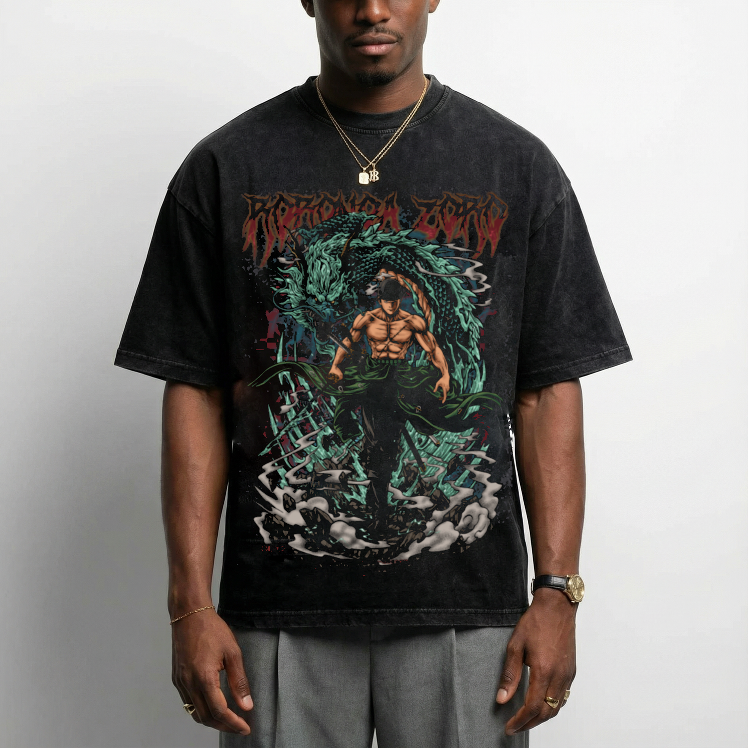 Roronoa Zoro - Vintage Style T-Shirt