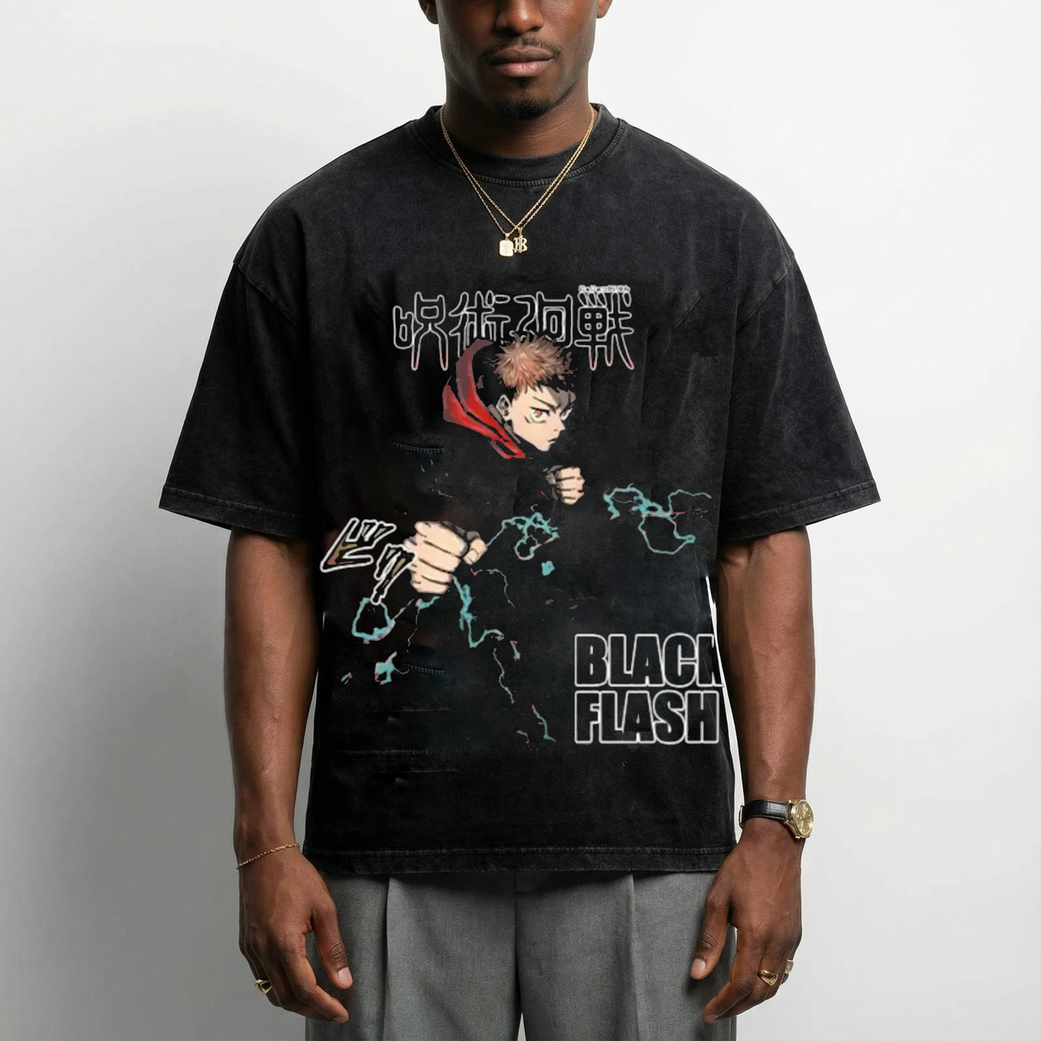 Yuji Itadori - Vintage Style T-Shirt