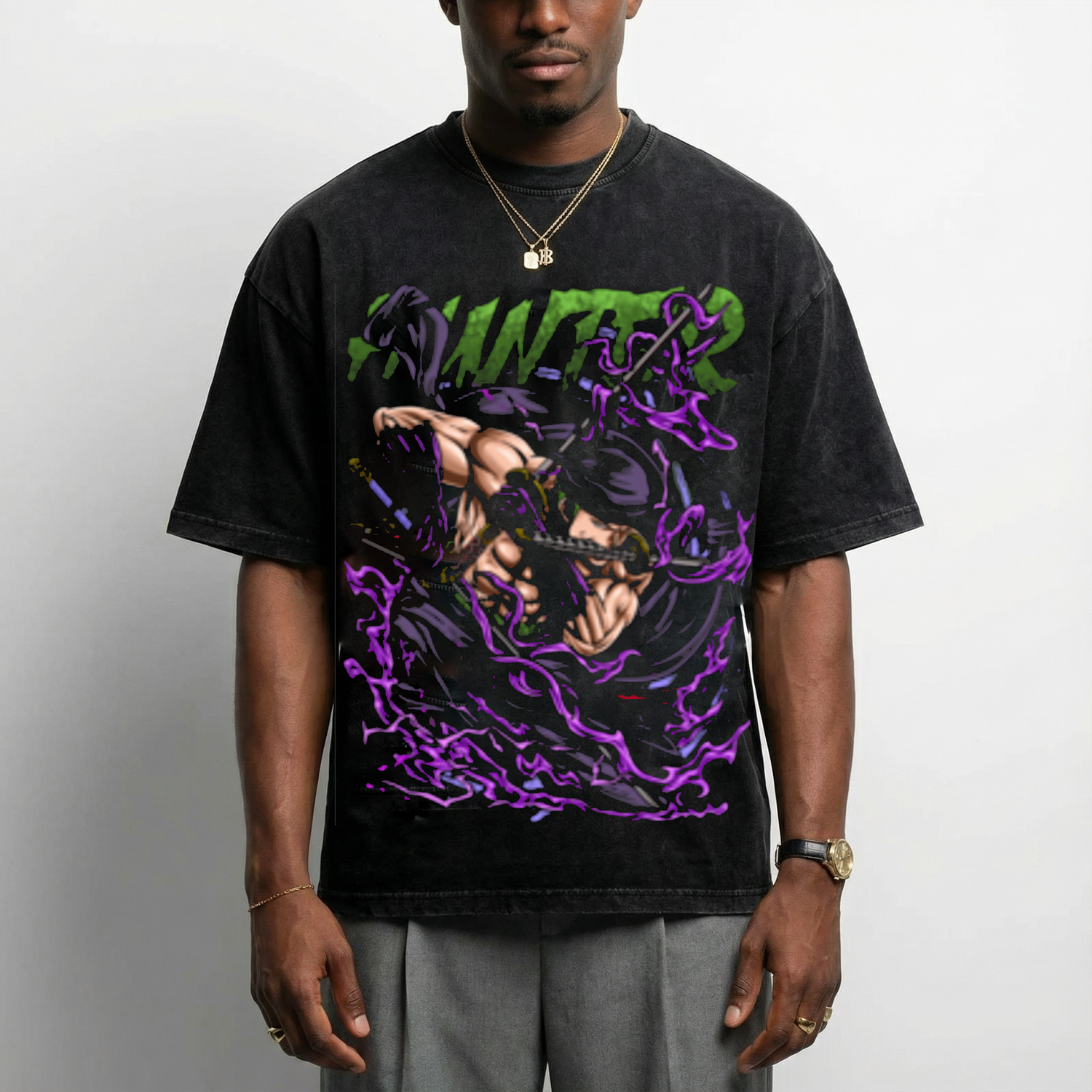 Zoro "Hunter" Vintage Style T Shirt