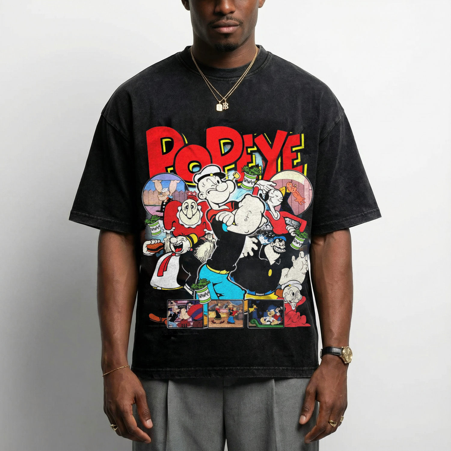 Popeye - Vintage Style T-Shirt