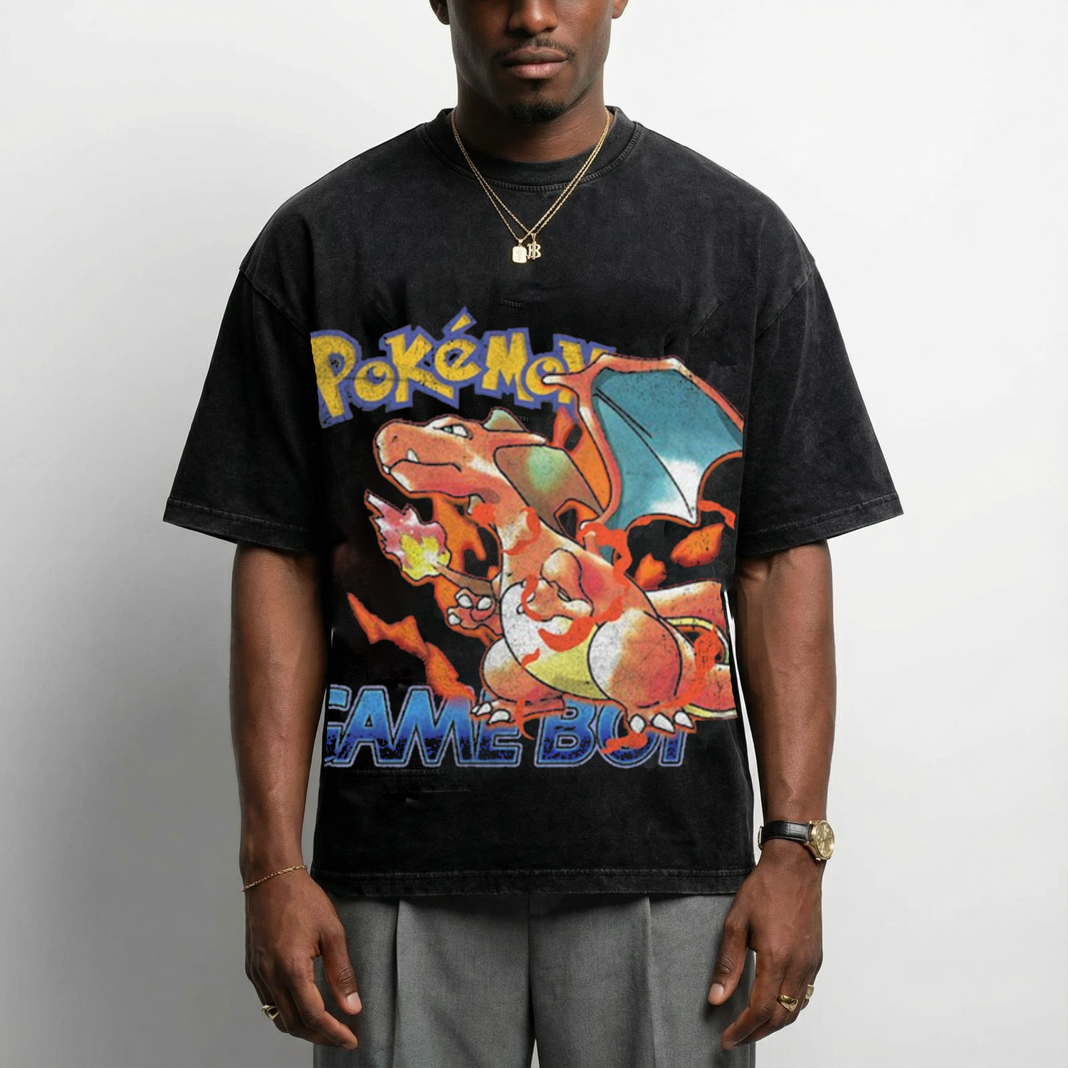 Gameboy Chairzard - Vintage Style T-Shirt