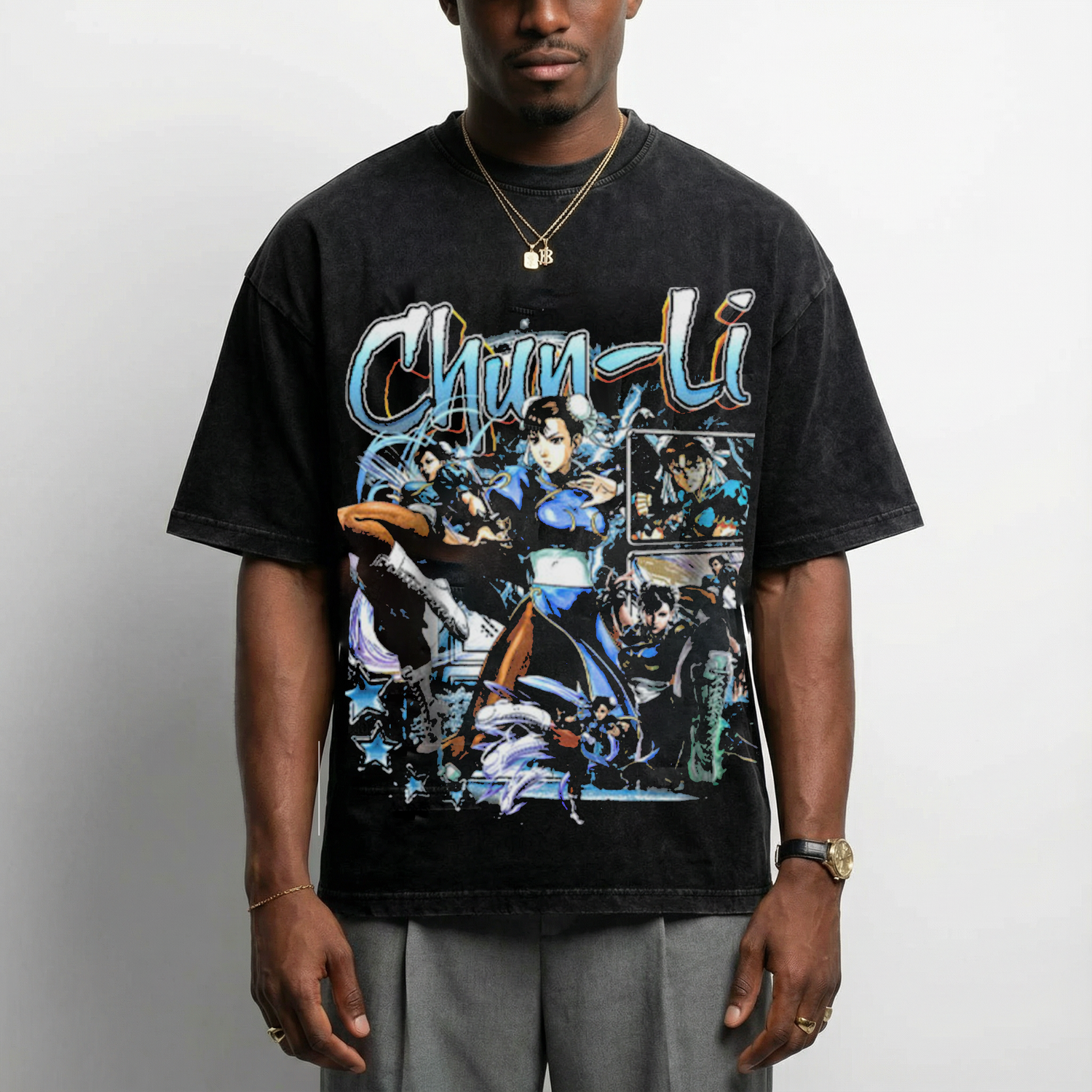 Chun Li - Vintage Style T-Shirt