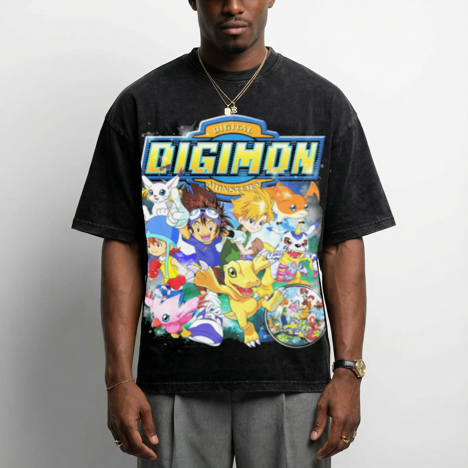 Digimon - Vintage Style T-Shirt