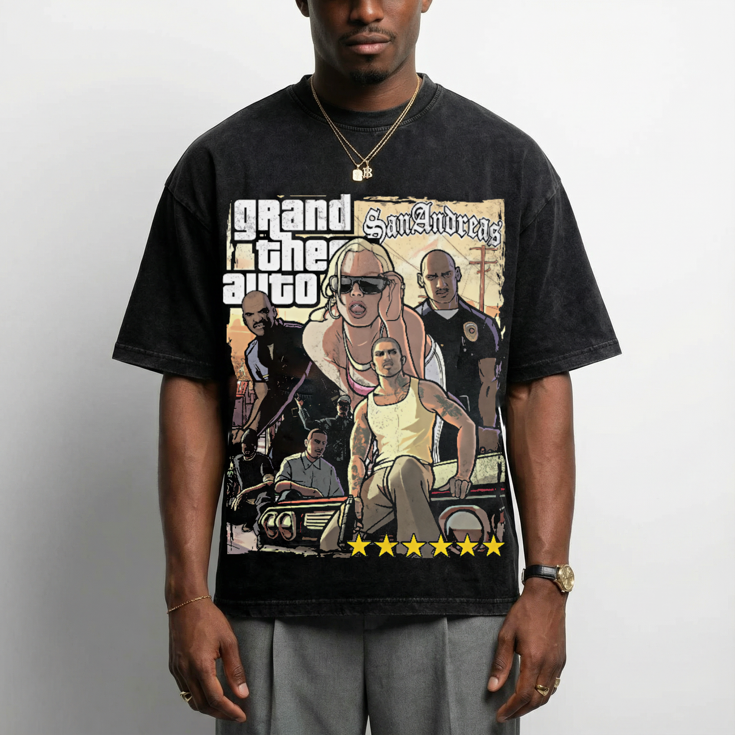 San Andreas - Graphic Tee (Multi Coloured)