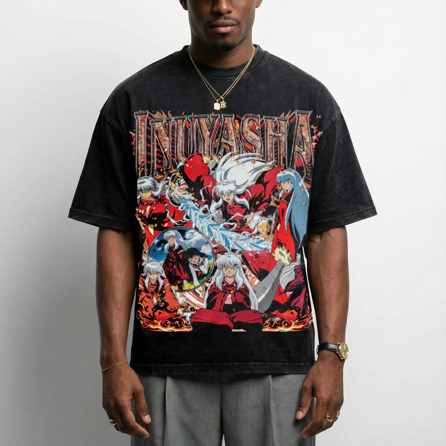 Inuyasha - Vintage Style T-Shirt