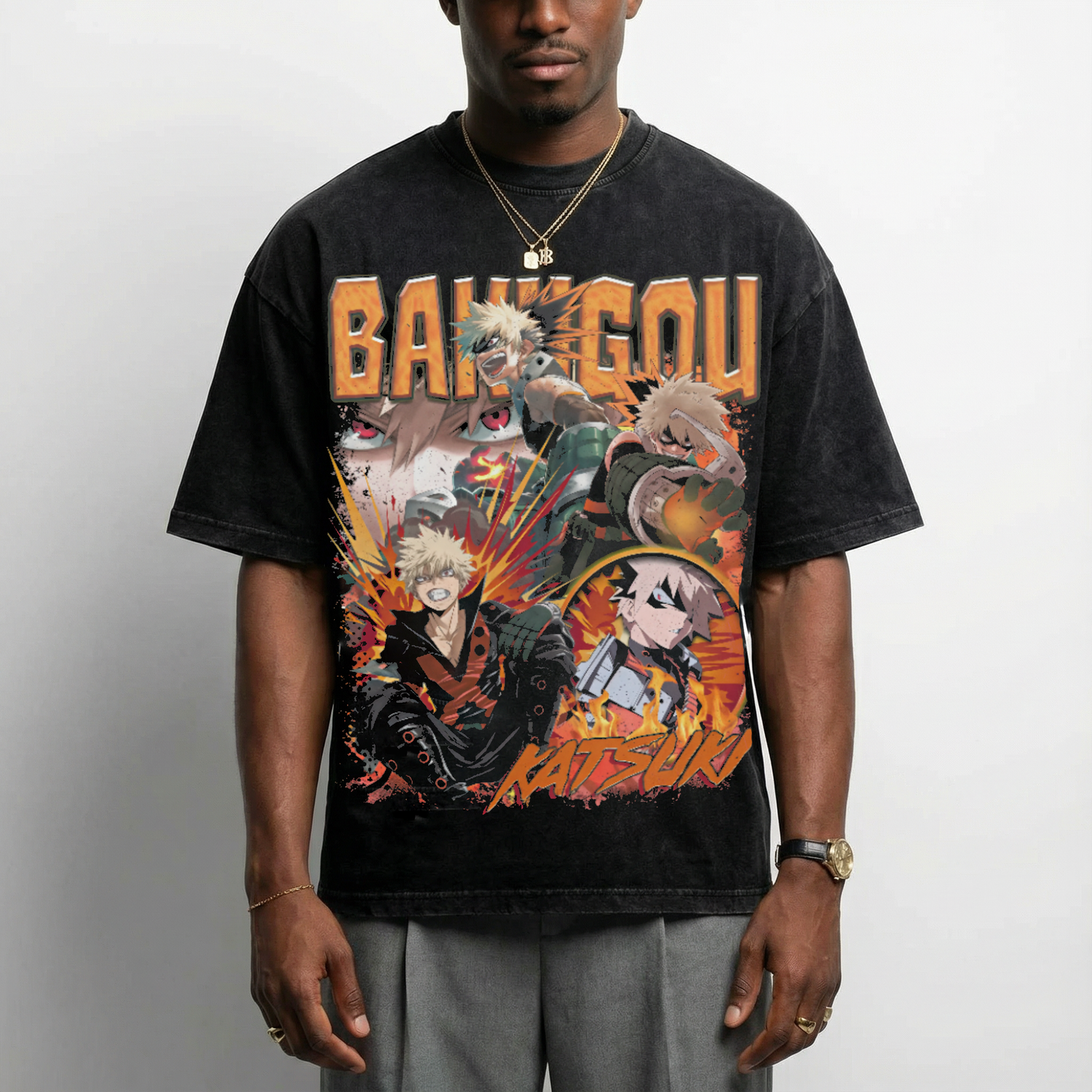 Bakugou - Vintage Style T-Shirt
