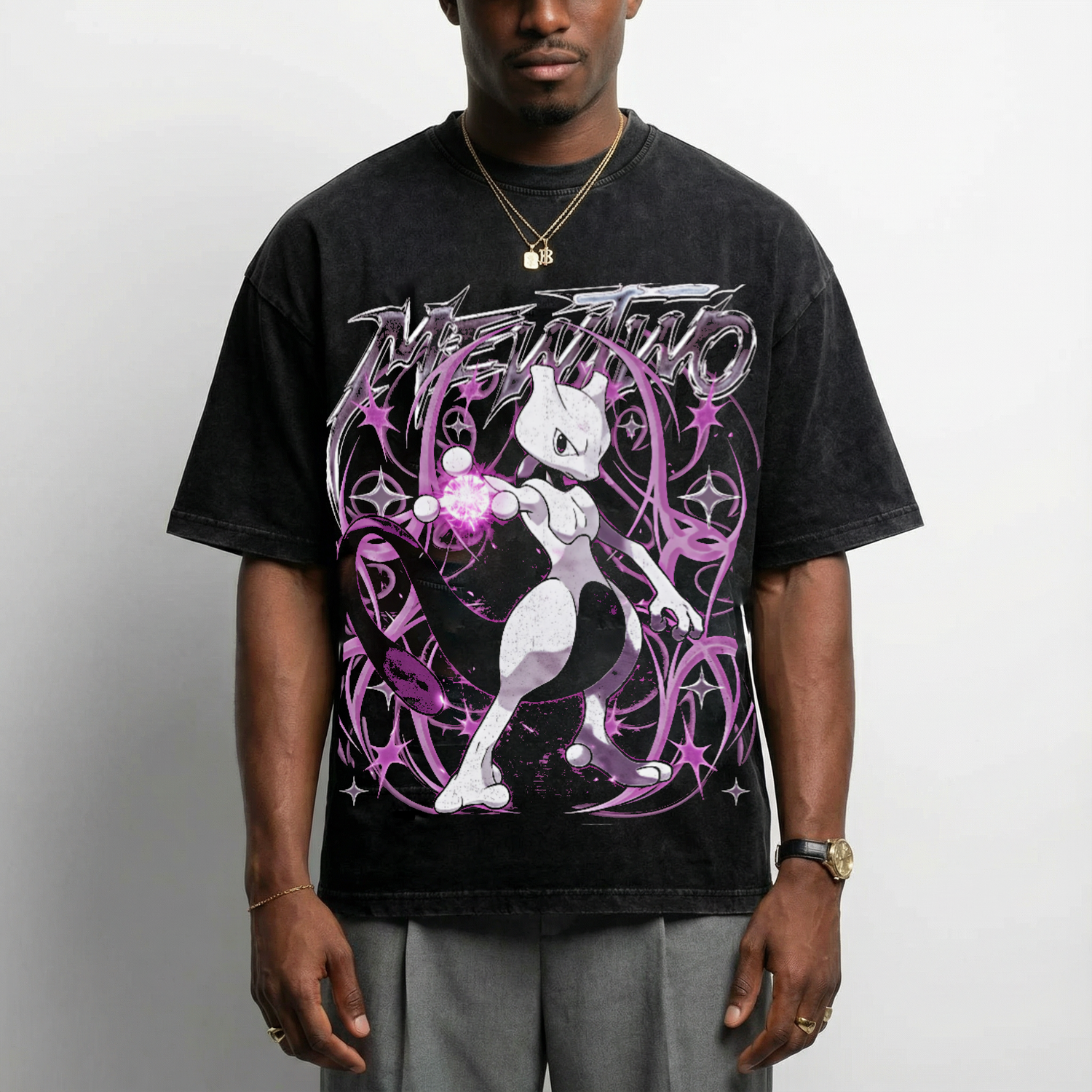 Mewtwo - Vintage Style T-Shirt