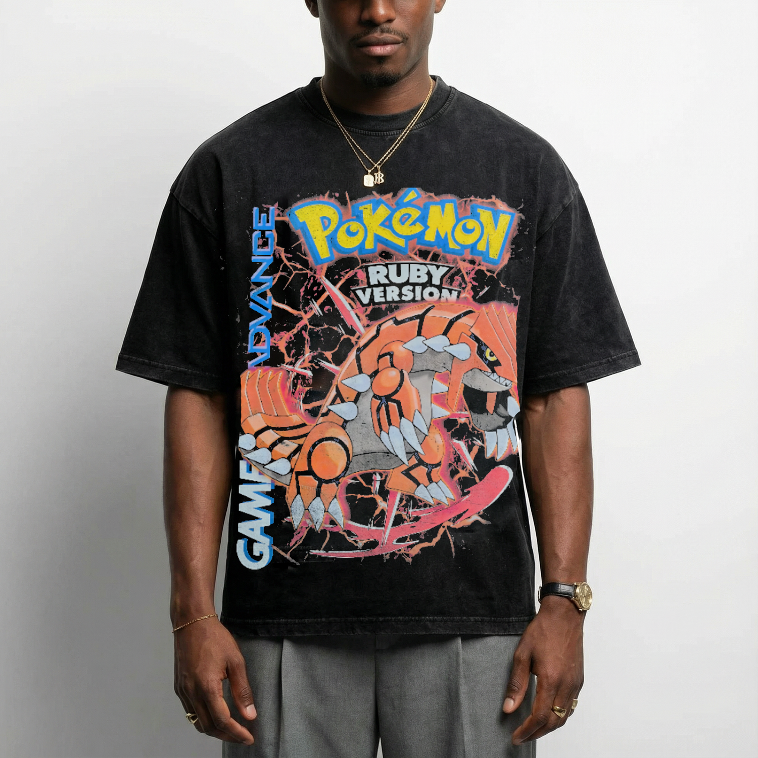 Gameboy Ruby Version - Vintage Style T-Shirt