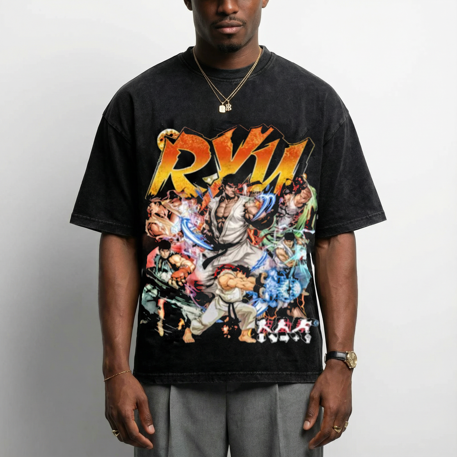 Ryu - Vintage Style T-Shirt