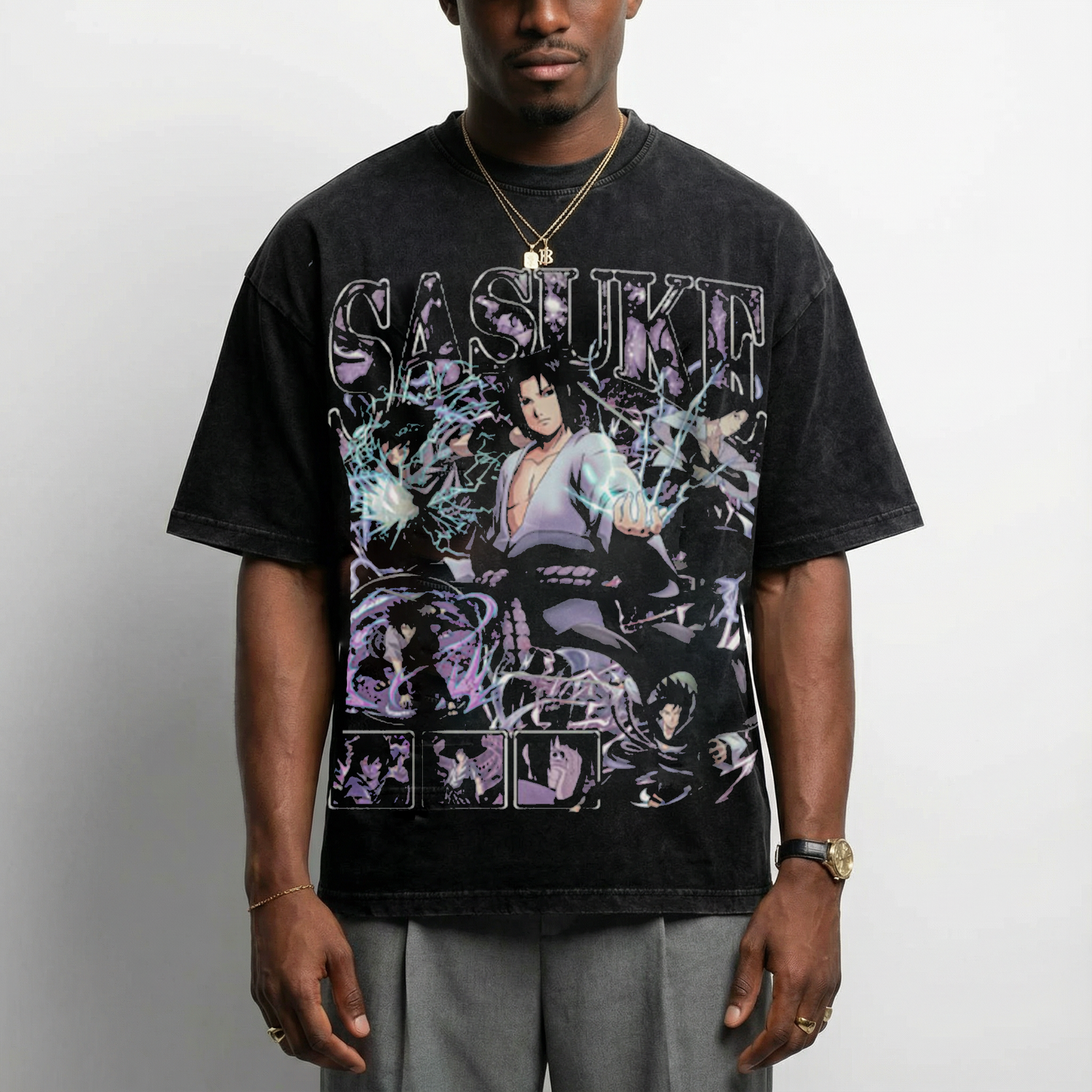 Sasuke V2 - Vintage Style T-Shirt