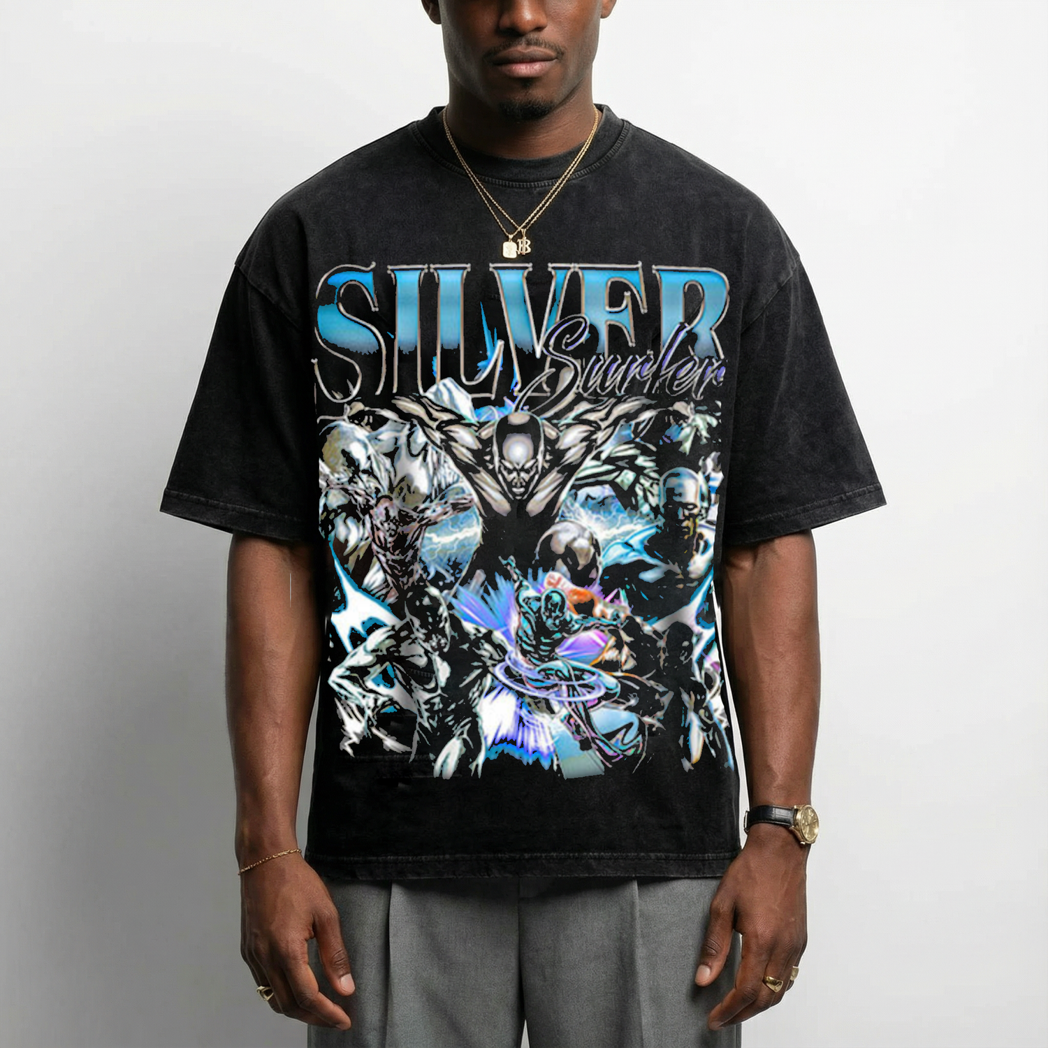 Silver Surfer - Vintage Style T-Shirt