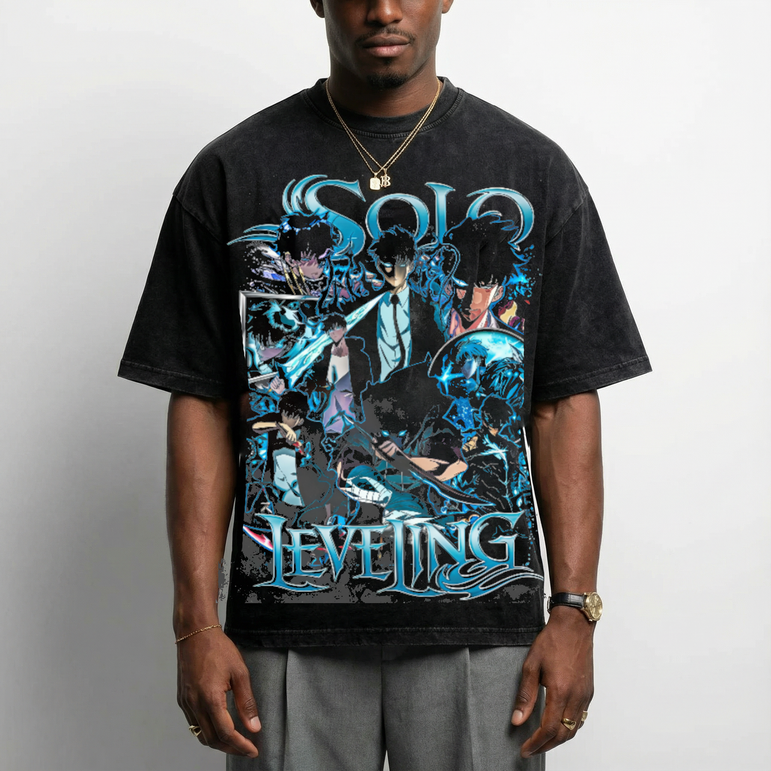 Solo Leveling V1 - Vintage Style T-Shirt