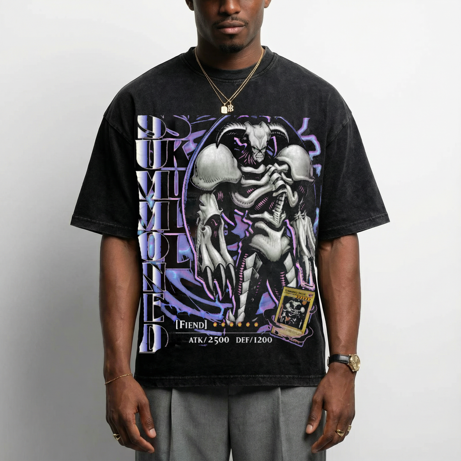 Skull Summoned - Vintage Style T-Shirt