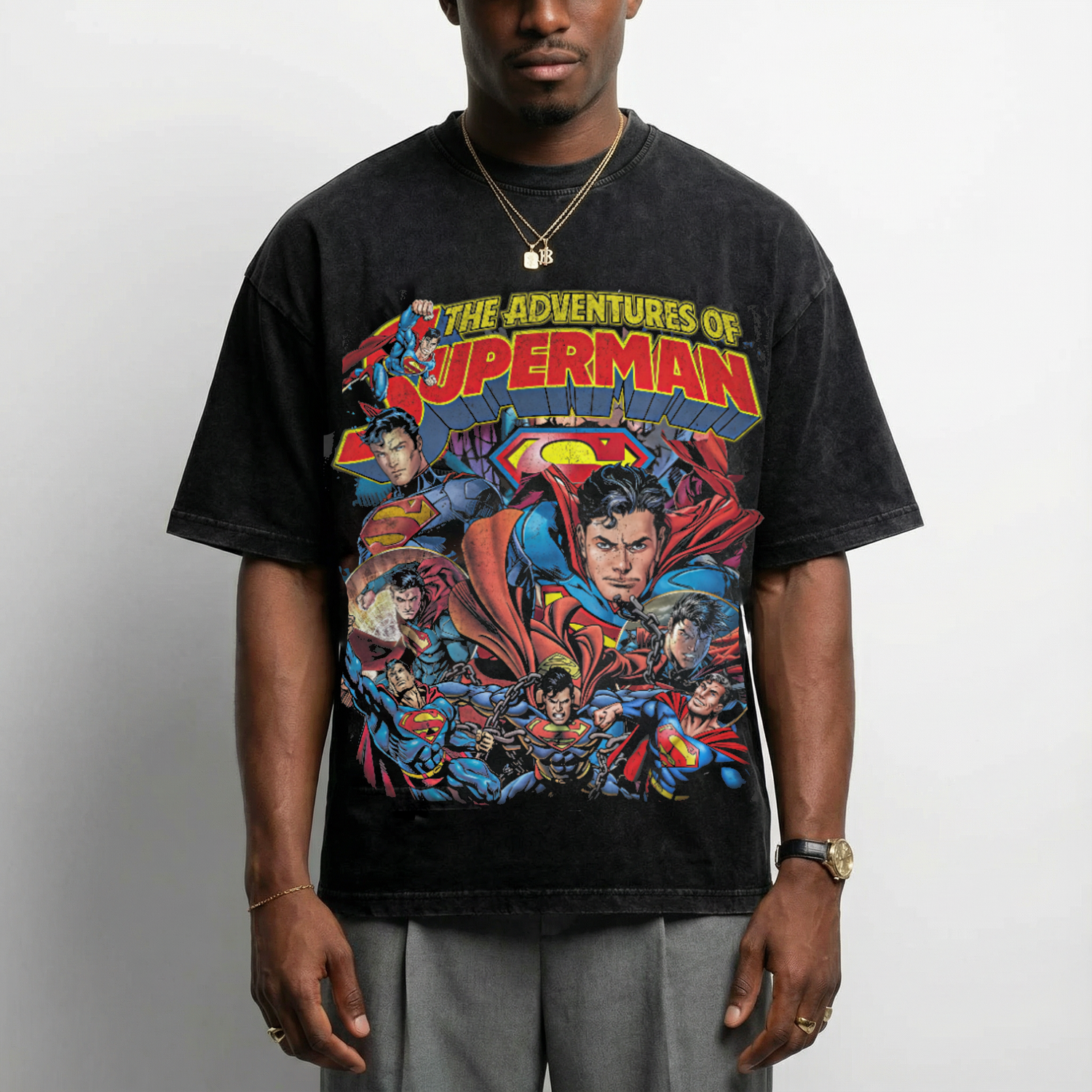 Superman - Vintage Style T-Shirt