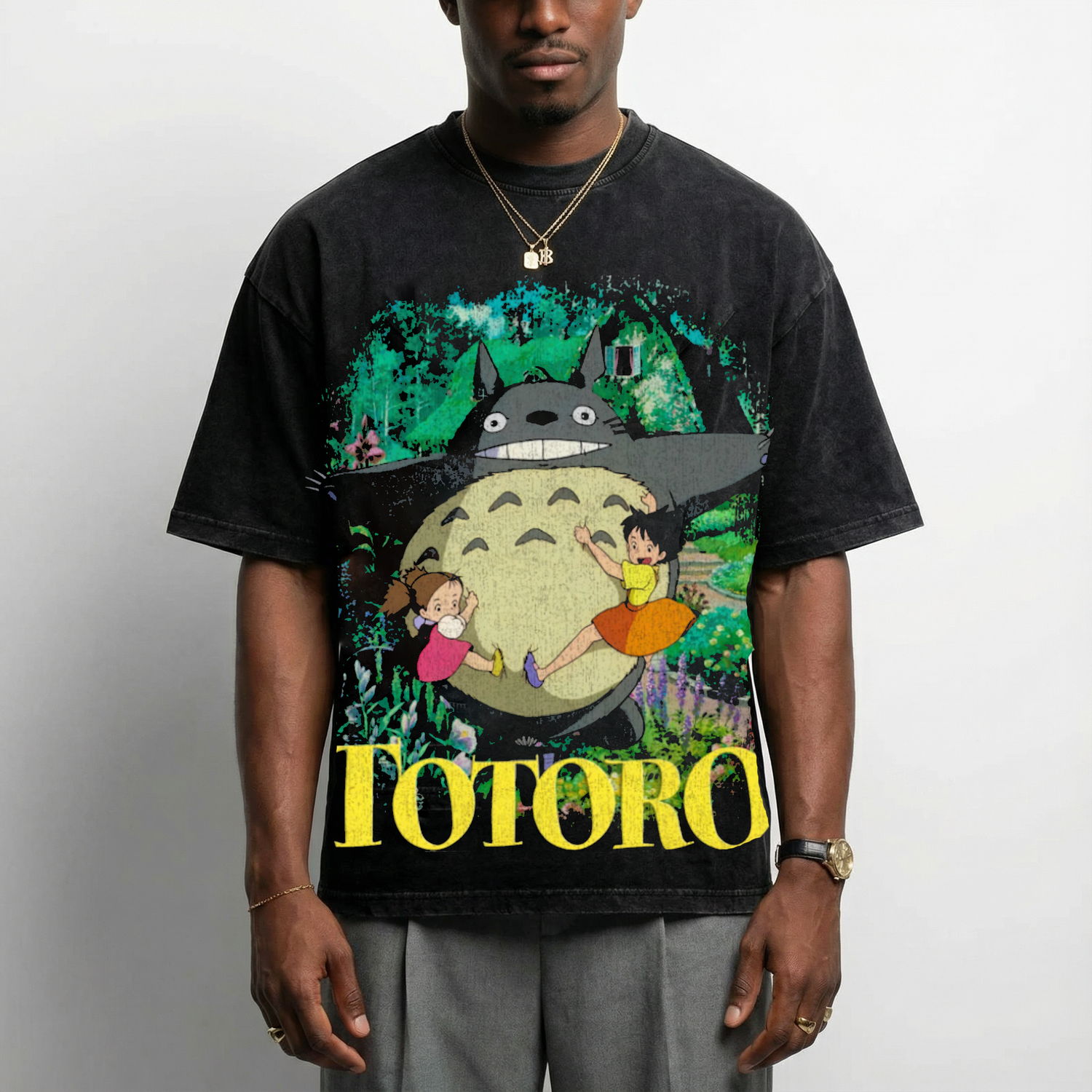 Totoro - Vintage Style T-Shirt