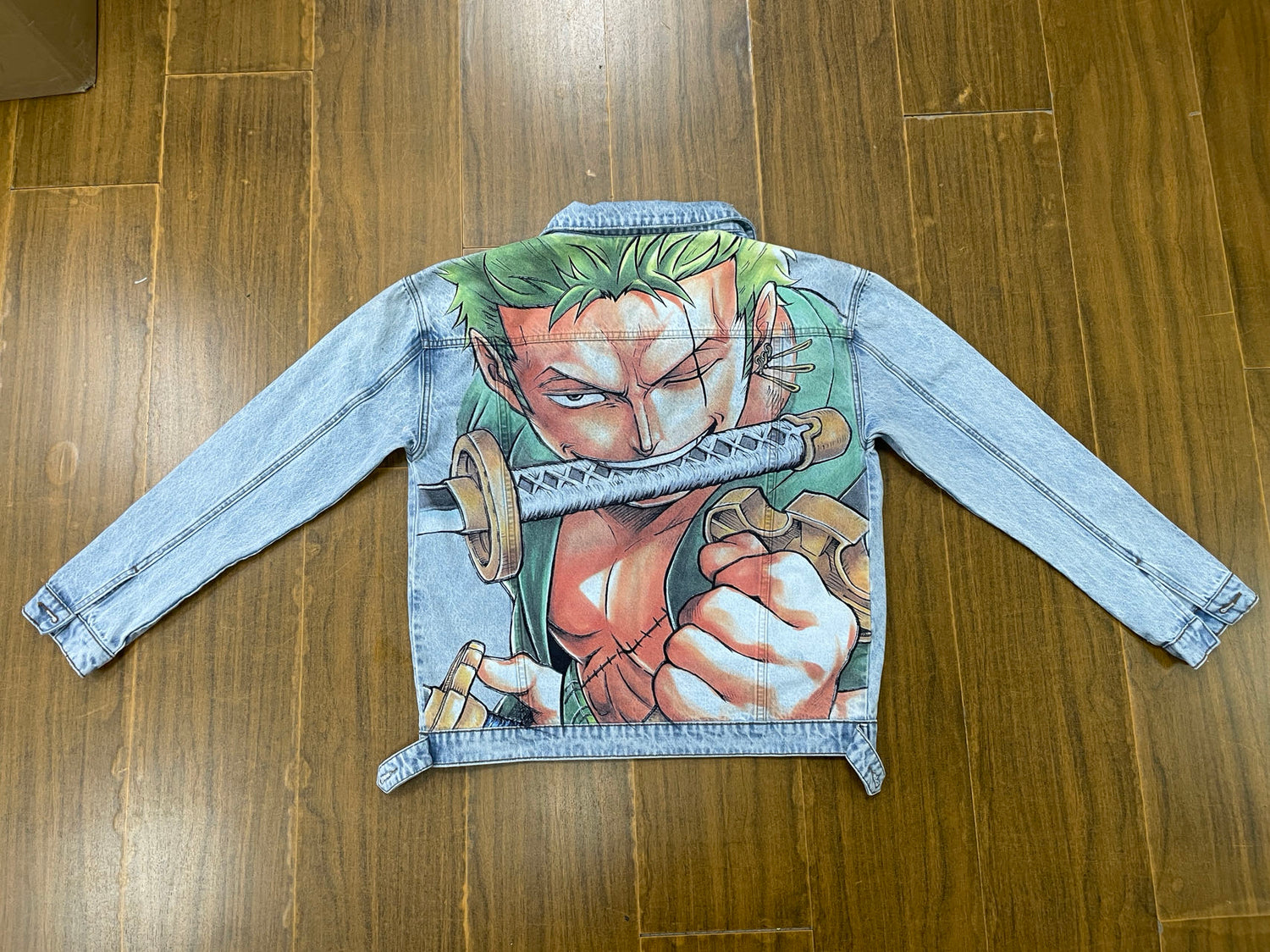 Roronoa Zoro - Full Back Print Denim Jacket "EXCLUSIVE"